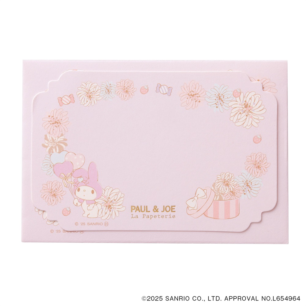 【直営店限定】メッセージカードセット ＜パープル＞